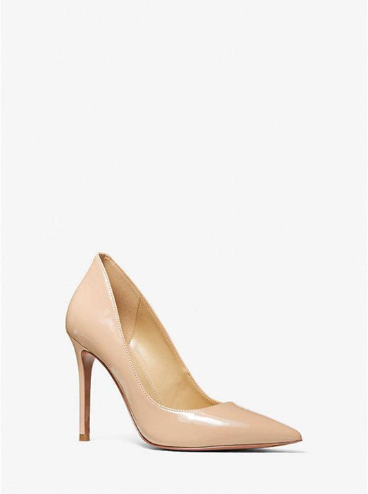 Keke Faux Patent Leather Pump