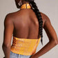 Halter Wrap Top In Citrus