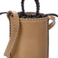 Chloe Louela Mini Leather Bucket Bag