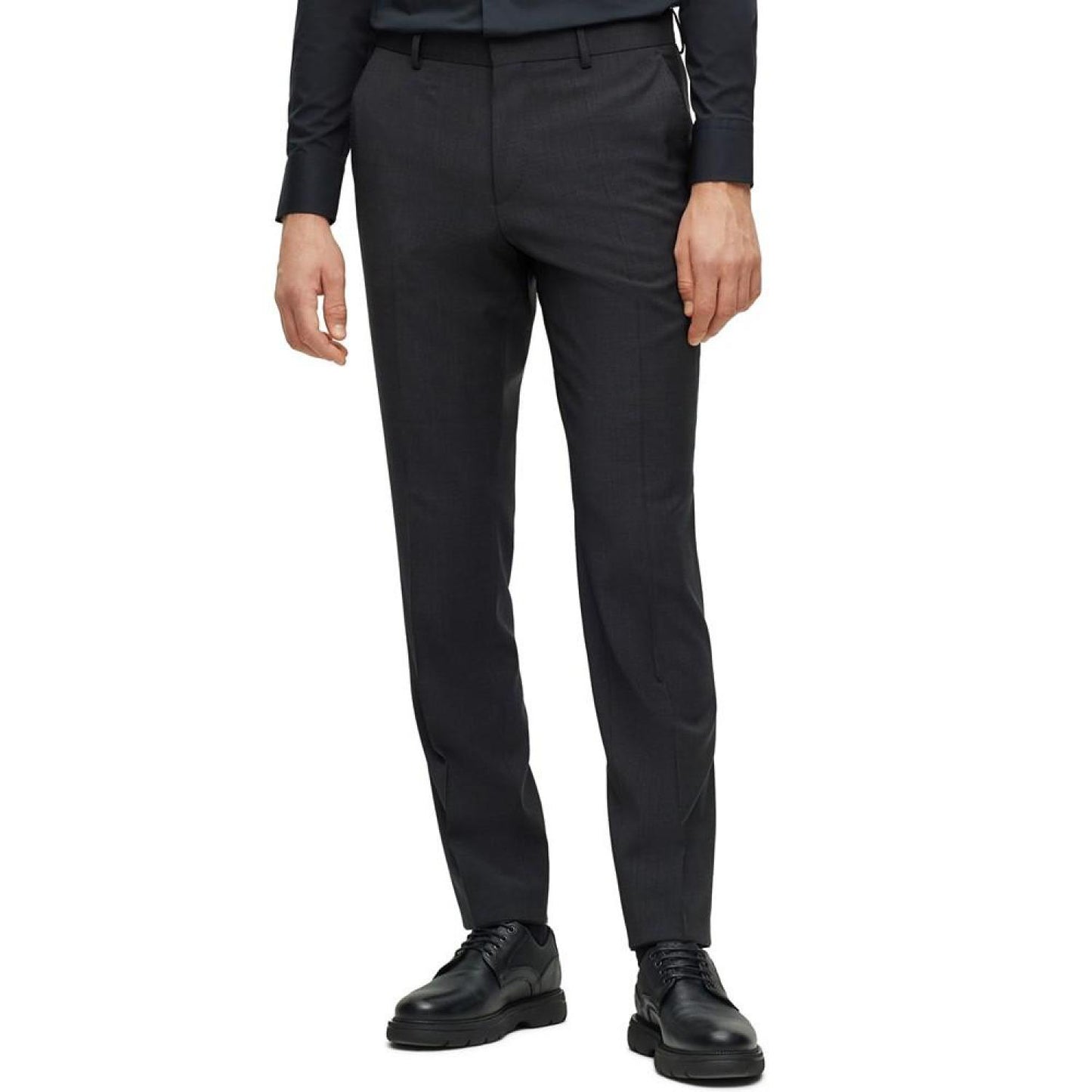 Men's Slim-Fit Stretch Wool Suit, 3 Piece Set
