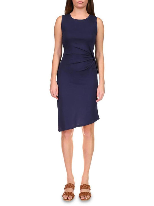 Womens Full-Length Cotton Fit & Flare Dress