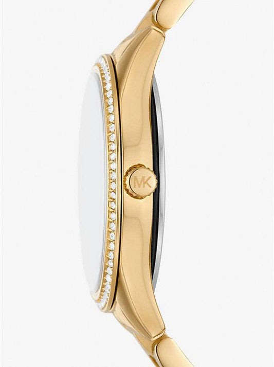 Mini Lauryn Pavé Gold-Tone Watch