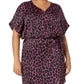 Plus Size Giraffe Wrap Dress
