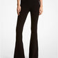 Ribbed Cashmere Flared Pants