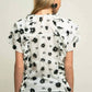 Zoe Top In Black/white