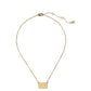 Ticket Pendant Necklace