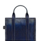 The Medium Denim Photo Print Leather Tote