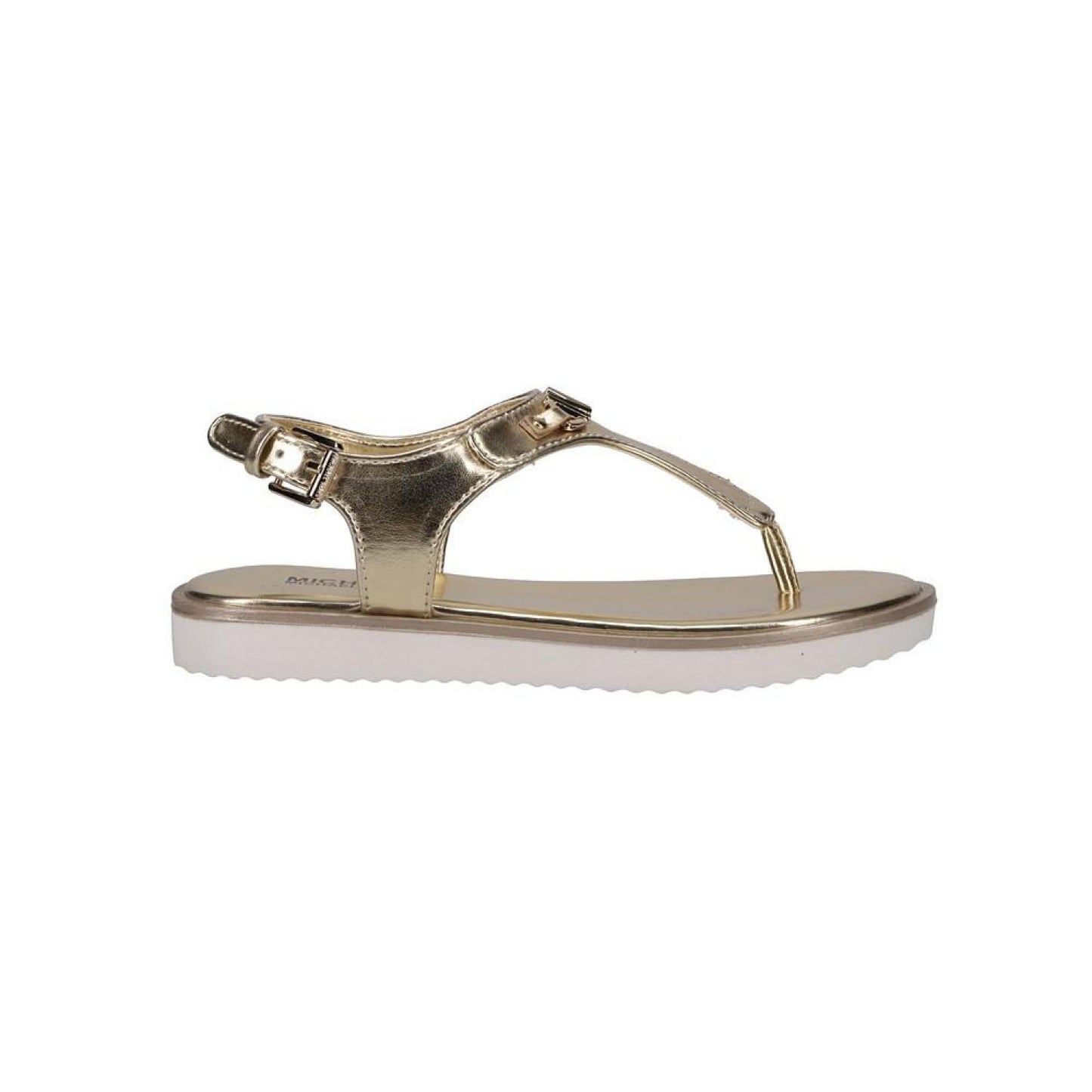 Little Girls Buckle Closure Toe Thong Sandals