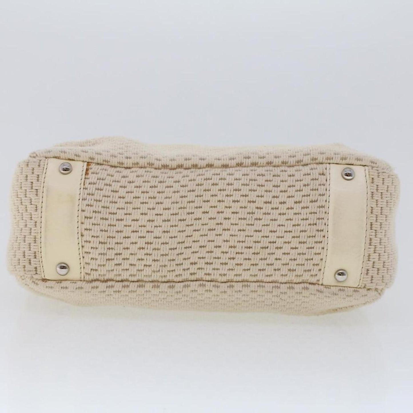 Chanel Boston Canvas Shoulder Bag (Pre-Owned)