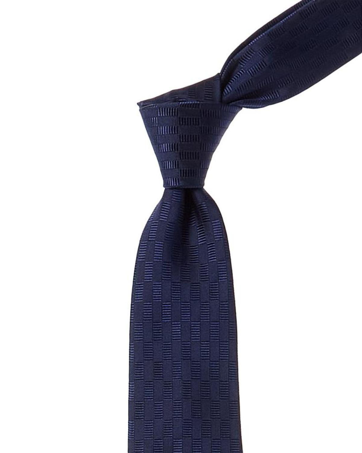 Gucci Blue Printed Silk Tie