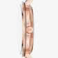 Addyson Rose Gold-Tone Stainless Logo Watch