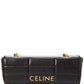 CELINE Monochrome Quilted Leather Shoulder Bag