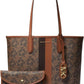 Michael Kors Eliza Large East/West Open Tote Brown/Luggage