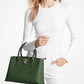 Ruby Medium Saffiano Leather Satchel