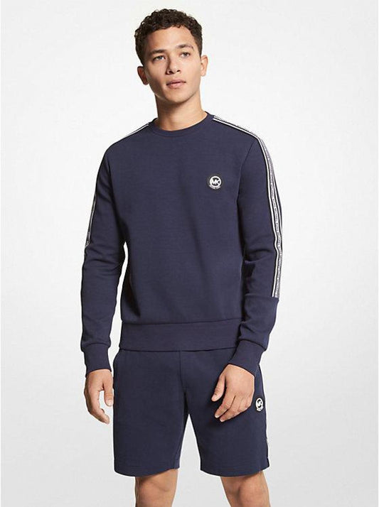 Logo Tape Cotton Blend Sweatshirt