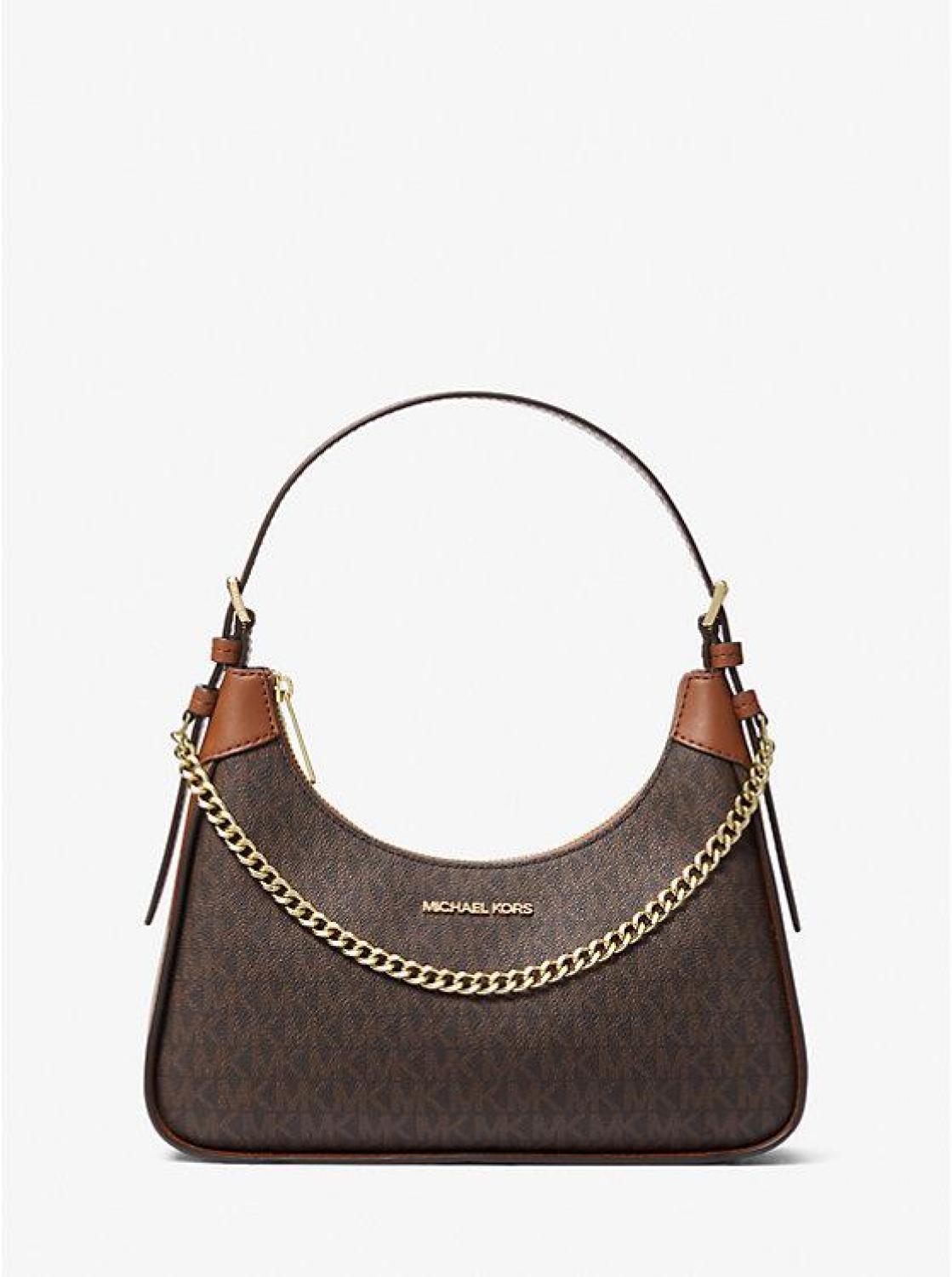 Wilma Medium Signature Logo Shoulder Bag