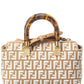 FENDI By The Way Mini Raffia & Leather Shoulder Bag