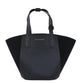 Michael Kors Portia Small Pebbled Leather Suede Tote Handbag Women's