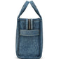 The Crystal Denim Small Tote Bag