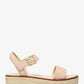 Richie Smooth and Logo Platform Espadrille Sandal