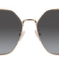 Coach Geometric Frame Sunglasses