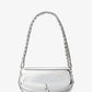 Mila Small Metallic Leather Shoulder Bag