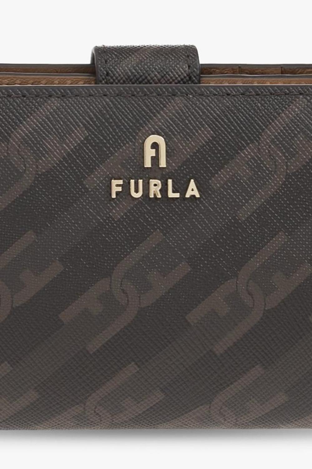 Furla Logo Plaque Monogrammed Wallet