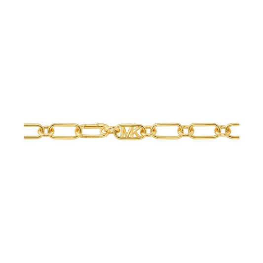 14K Gold Plated Empire Chain Double Layer Necklace