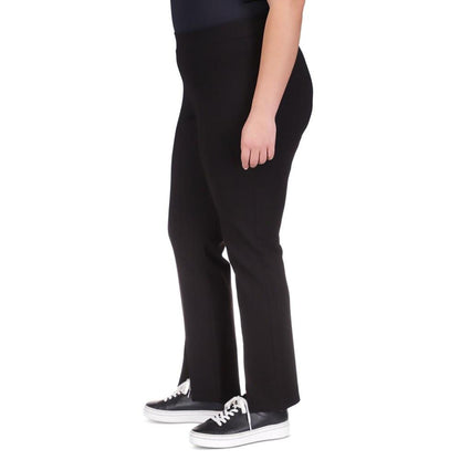 Plus Size Split-Hem Legging Pants