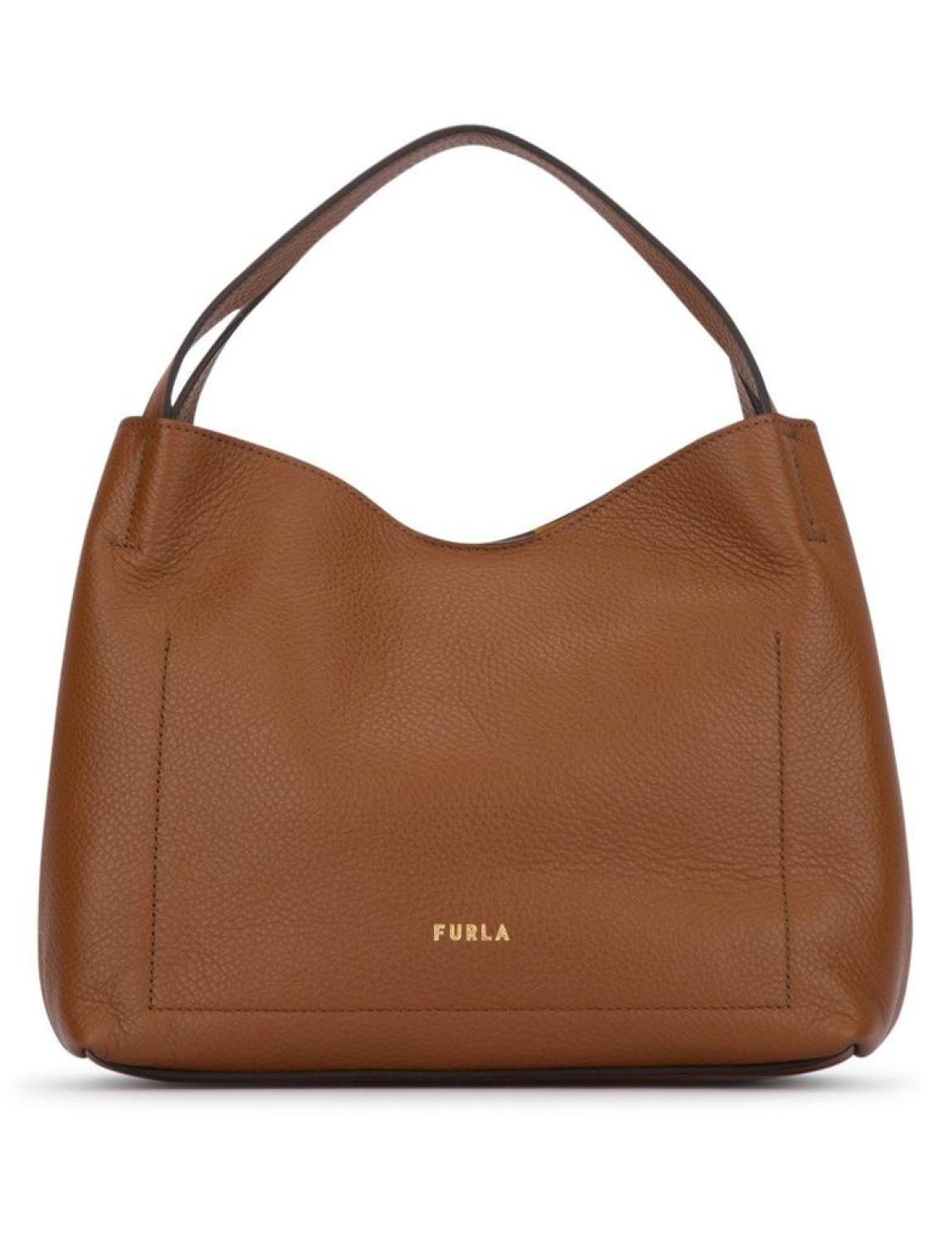 Furla Primula Logo Plaque Tote Bag