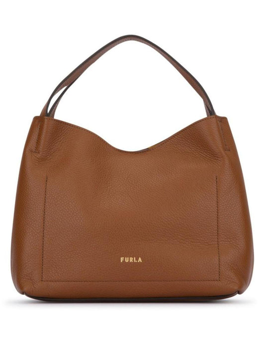 Furla Primula Logo Plaque Tote Bag