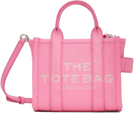 Pink 'The Leather Mini Tote Bag' Tote
