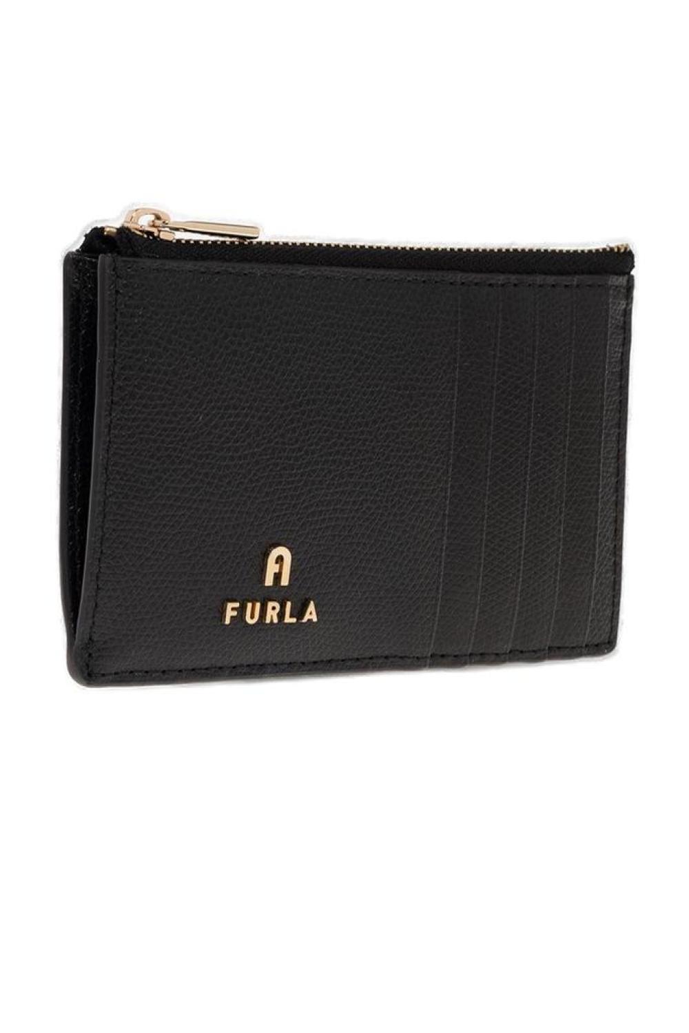 Furla Logo Plaque Zipped Cardholder