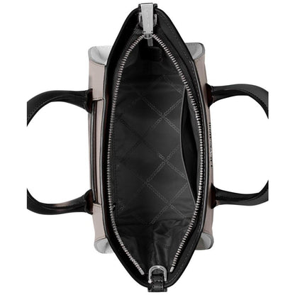 Avril Small Top Zip Leather Satchel