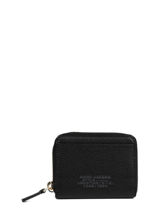 Marc Jacobs Logo Embossed Zip-Around Wallet
