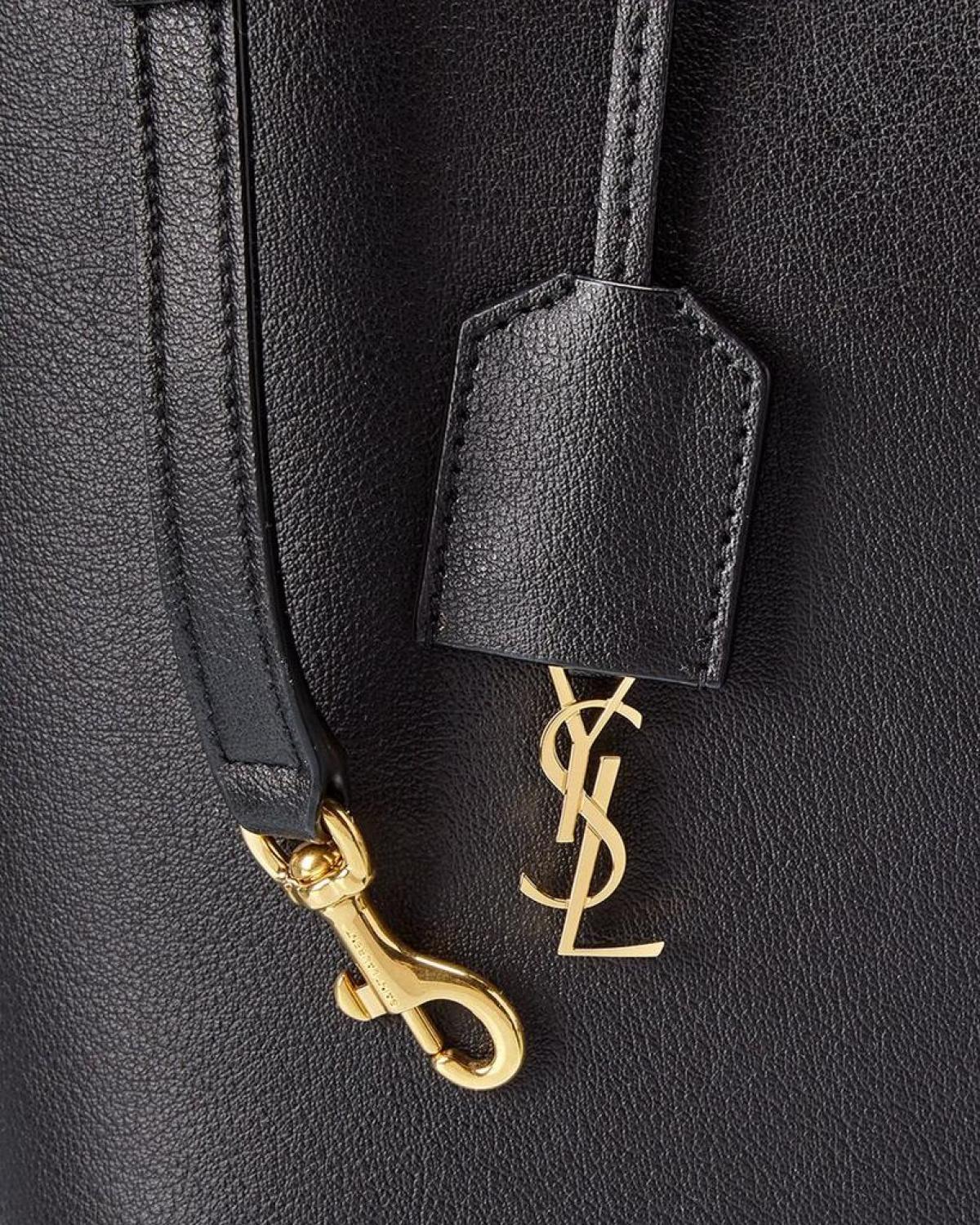 ! Saint Laurent Toy N/S Leather Tote
