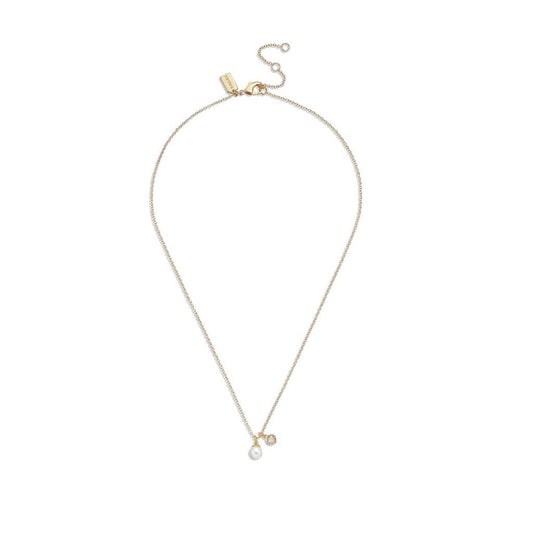 Pearl Charm Pendant Necklace