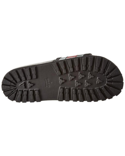 Gucci Web Rubber Slide