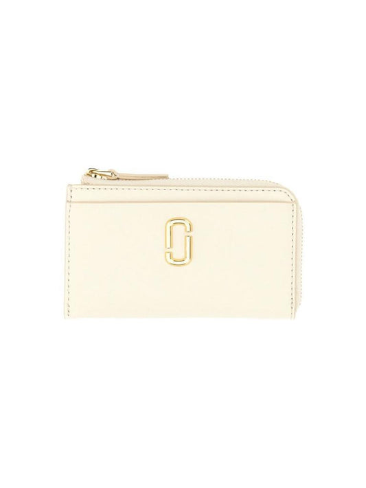 Marc Jacobs Logo Plaque Zip-Up Wallet