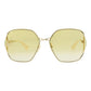 Round-Frame Metal Sunglasses