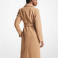 Wool Blend Wrap Coat