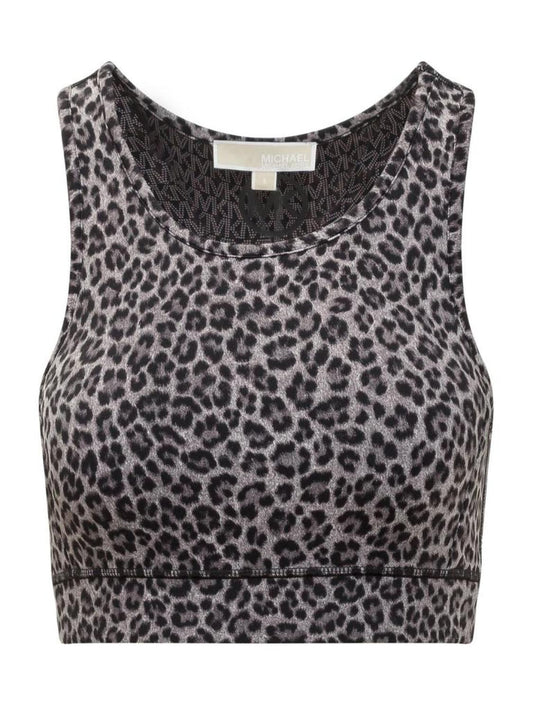 Michael Michael Kors Leopard Printed Sports Bra