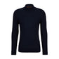 Wool-blend rollneck sweater with embroidered logo