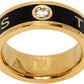 Gold & Black 'The Medallion' Ring