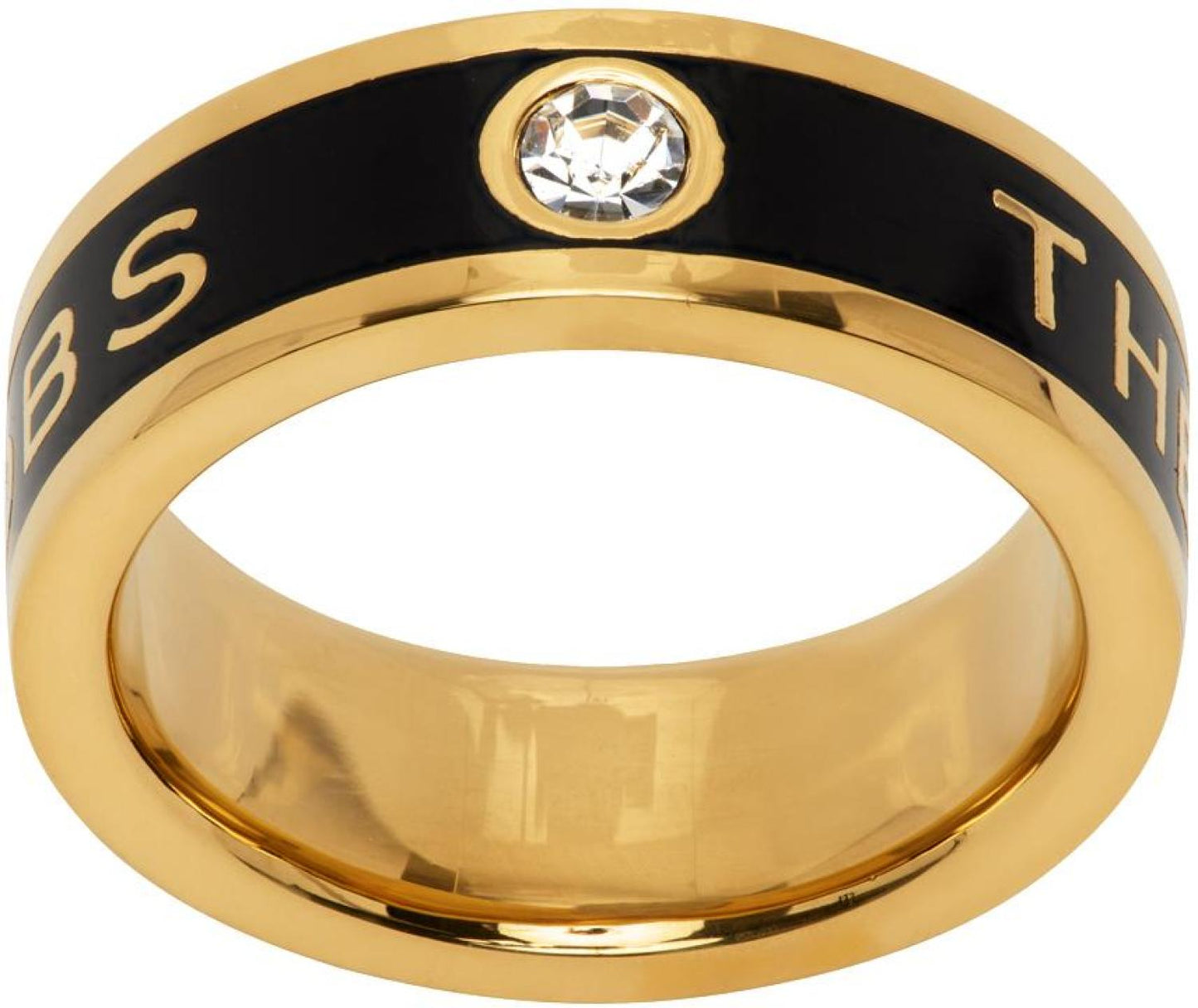 Gold & Black 'The Medallion' Ring