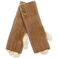 Women's 3-in-1 Plaited Fisherman Ribbed Gloves