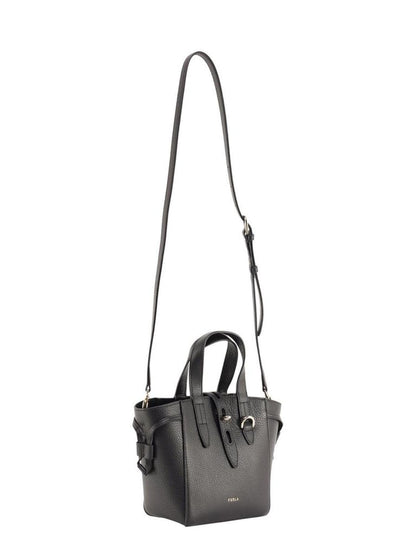 Furla Net Logo Printed Mini Tote Bag
