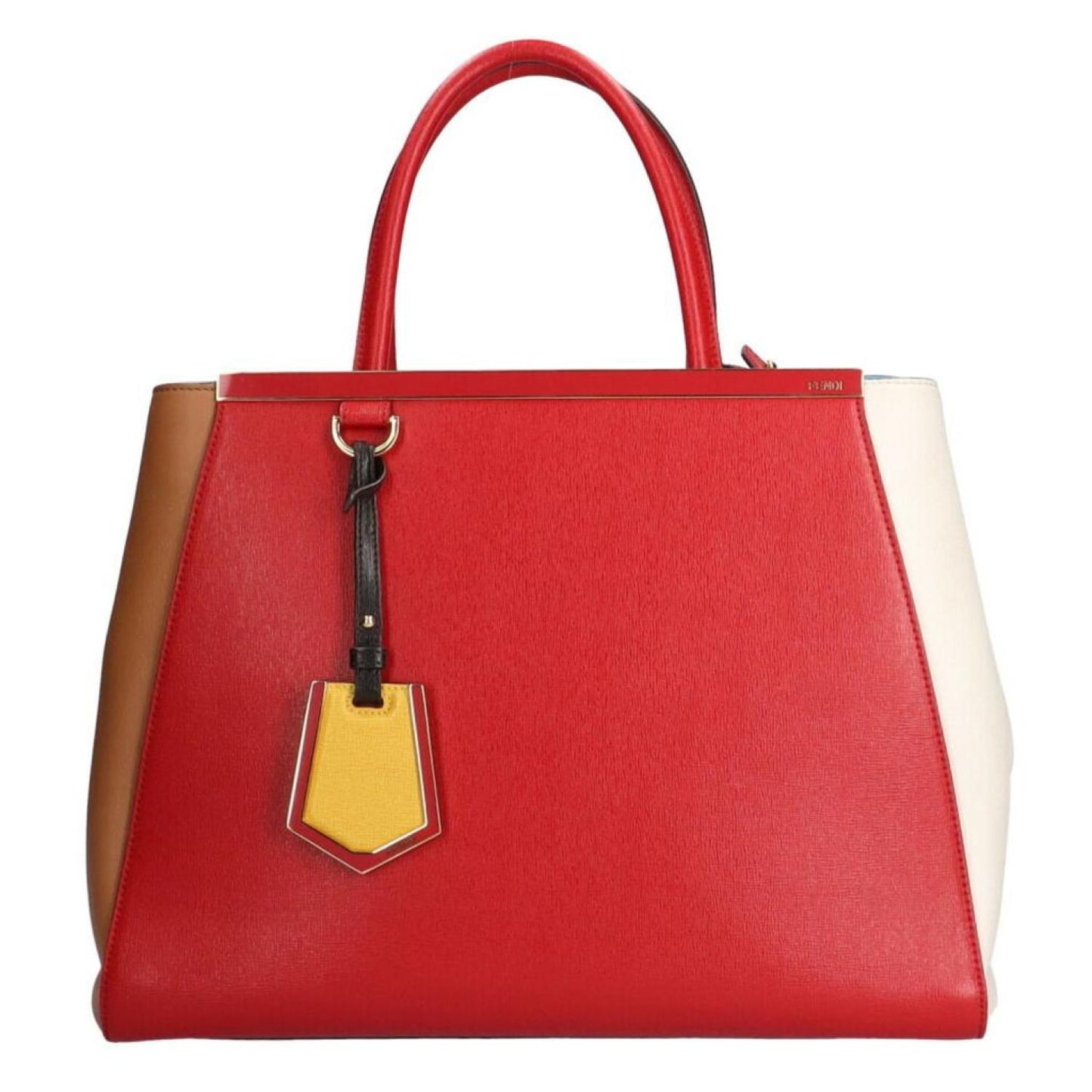 Fendi 2Jours Leather Handbag (Pre-Owned)