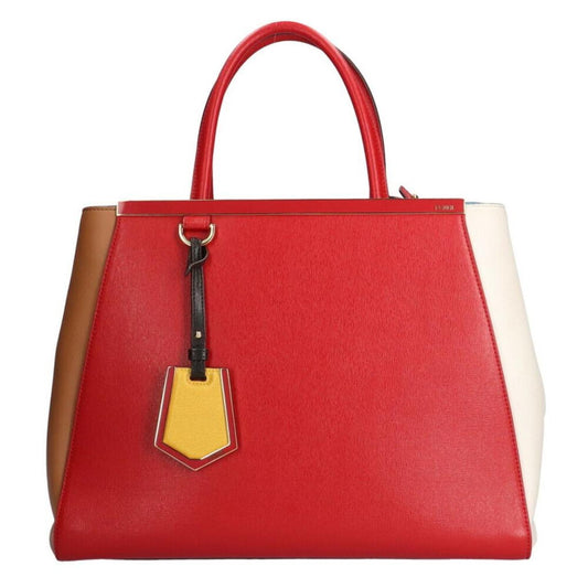 Fendi 2Jours Leather Handbag (Pre-Owned)