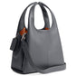 Polished Pebble Leather Lana Shoulder Bag 23